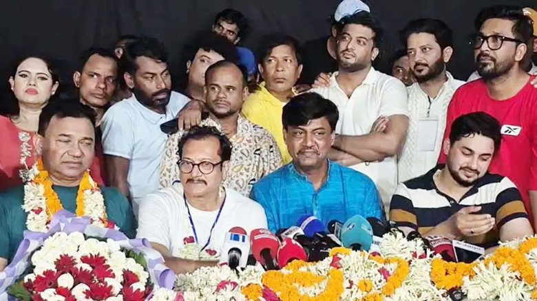 চলচ্চিত্র শিল্পী সমিতির নির্বাচনে জয়ী হওয়ার পর যে প্রতিশ্রুত